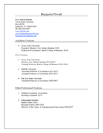 Curriculum Vitae
